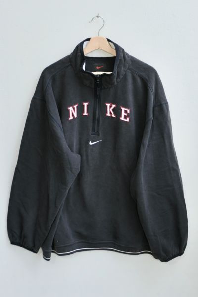 nike quarter zip fleece vintage