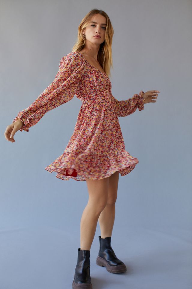 Robe Mini Hyacinthe à Volants Kiss The Sky #4