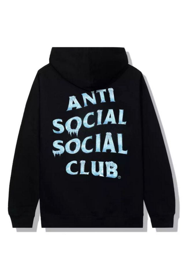 Anti Social Social Club Cold Sweats Hoodie Black | Urban Outfitters