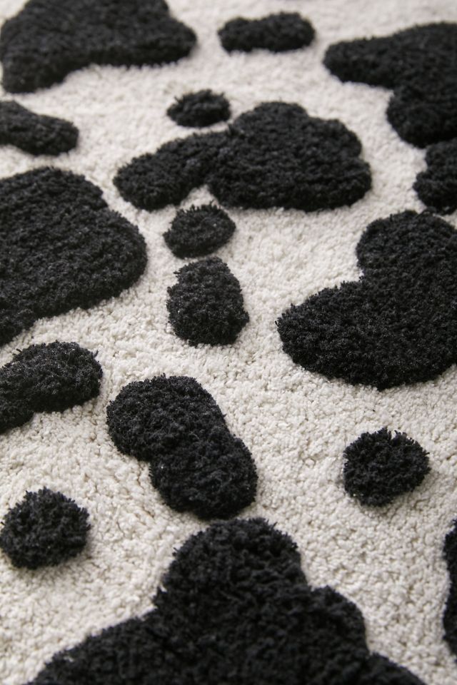 Cow Print Bath Mat #1