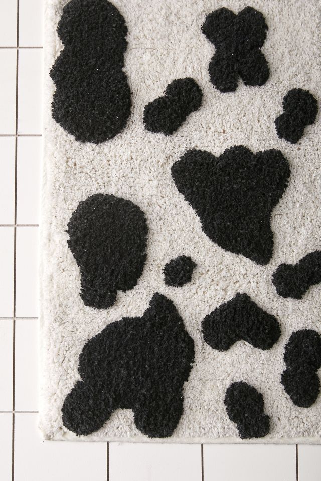 Cow Print Bath Mat #2