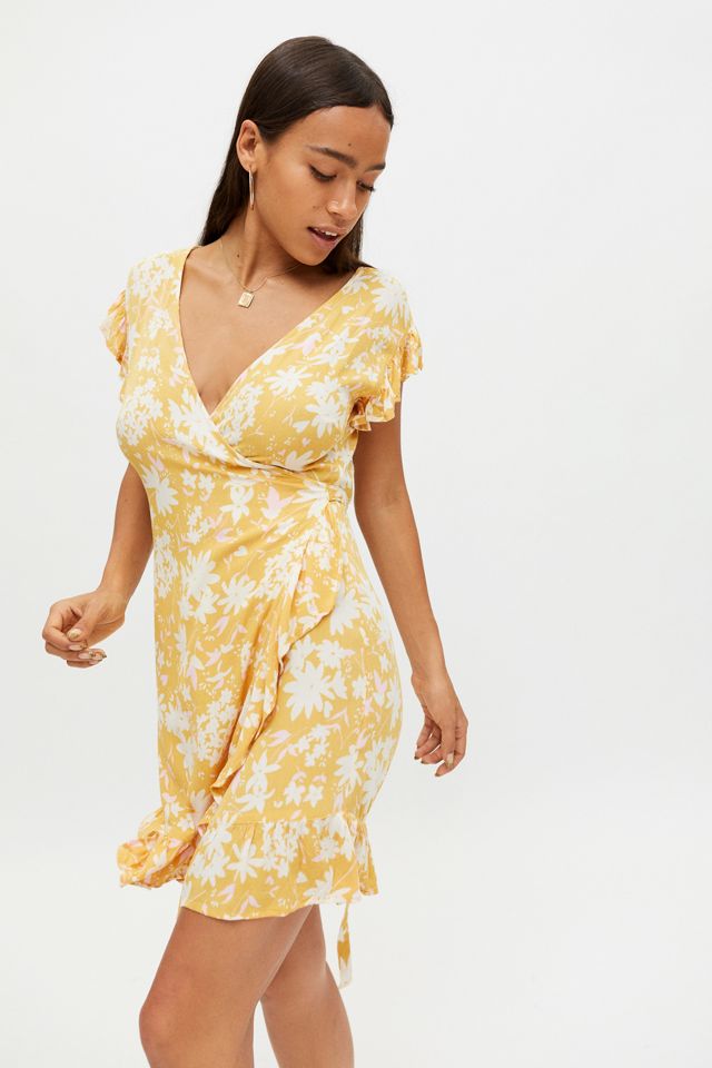 Billabong Wrap And Roll Mini Dress Urban Outfitters