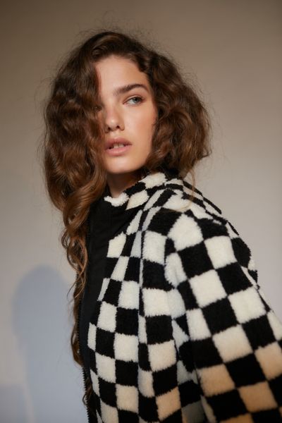 urban outfitters checkered jacket