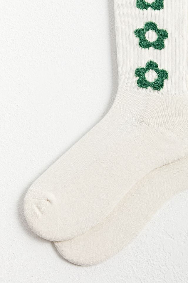 Repeat Flower Crew Sock #2