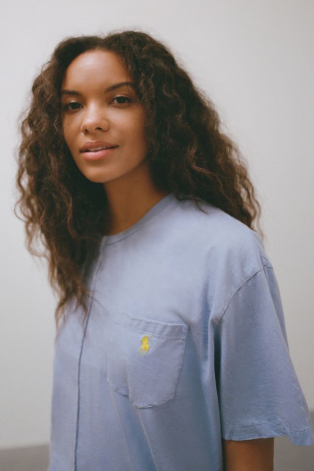 Urban Renewal Recycled Polo Oversized Outseam Shirt | Urban Outfitters