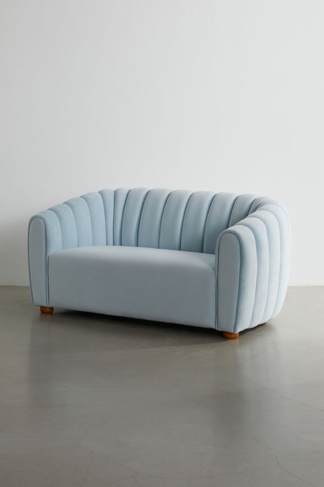 Juliette Tufted Velvet Love Seat #2