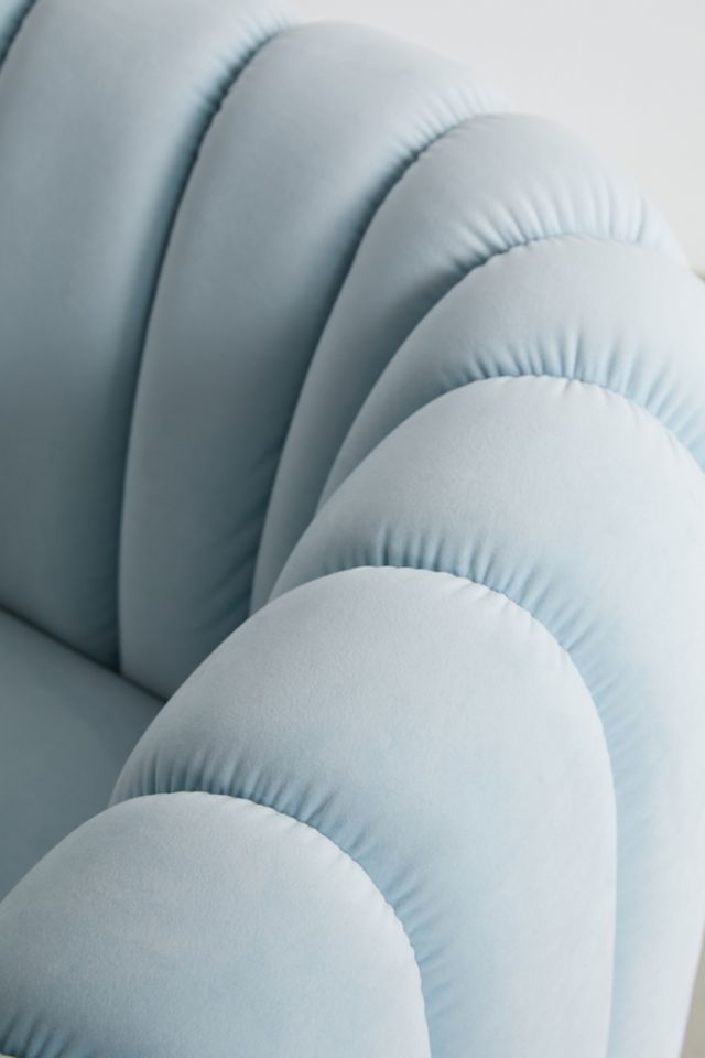 Juliette Tufted Velvet Love Seat #3