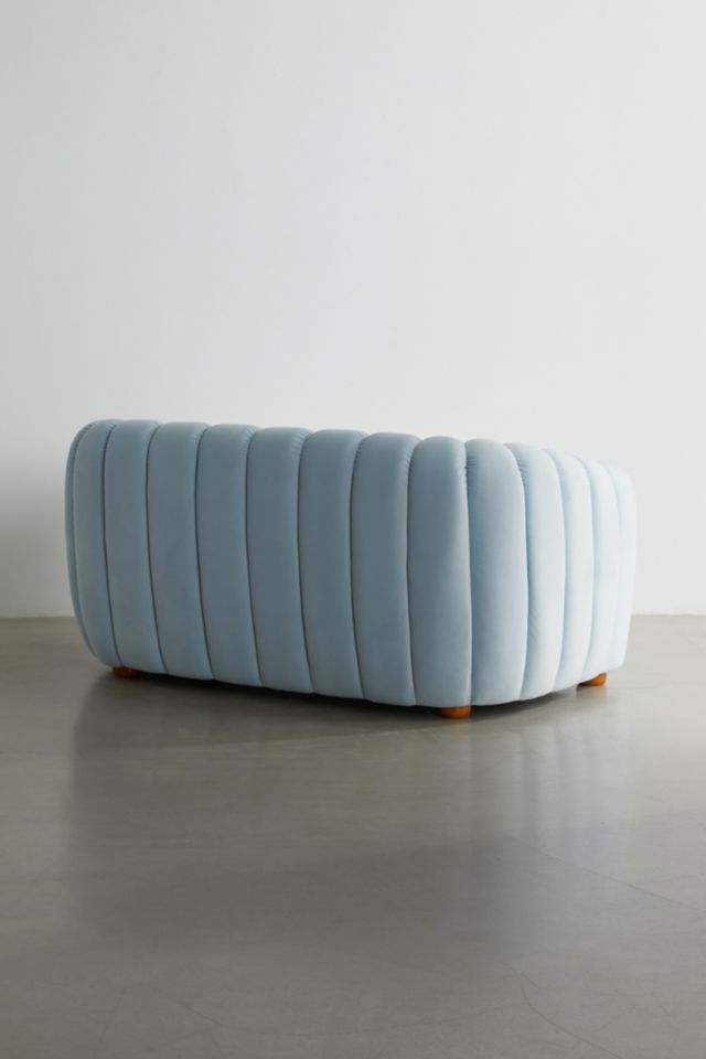 Juliette Tufted Velvet Love Seat #5