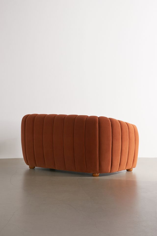 Juliette Tufted Velvet Love Seat #3