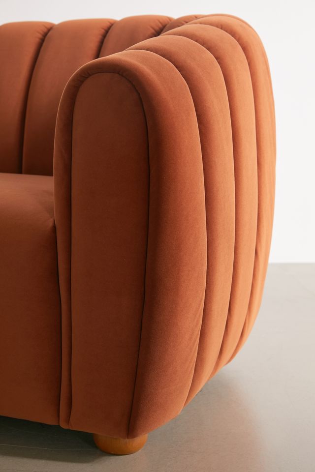 Juliette Tufted Velvet Love Seat #4