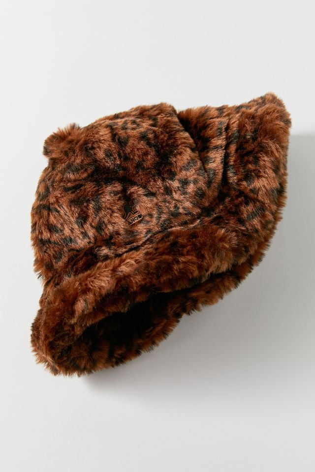 Kangol Faux Fur Casual Bucket Hat #1