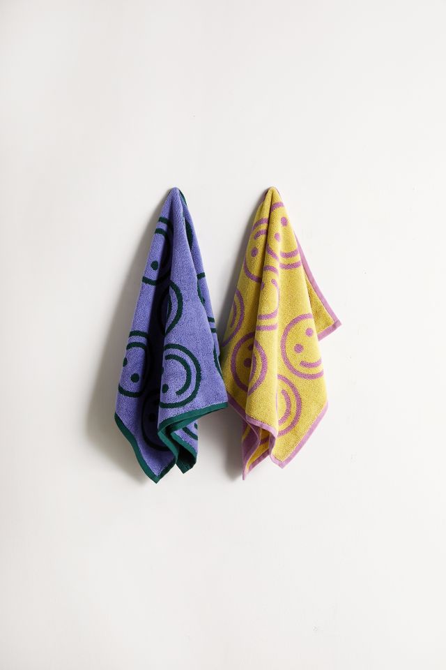 BAGGU Happy Face Hand Towel Set #1