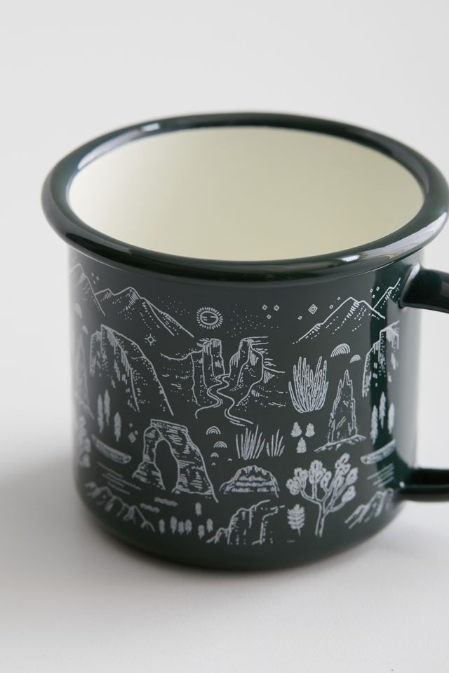 Parks Project National Parks Iconic Enamel Mug Urban Outfitters