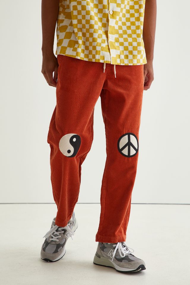 Pantalon de Plage en Velours Côtelé Brodé UO #2