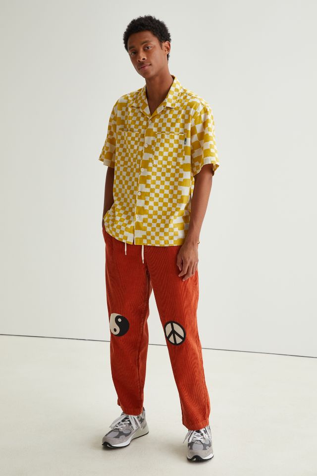 Pantalon de Plage en Velours Côtelé Brodé UO #3