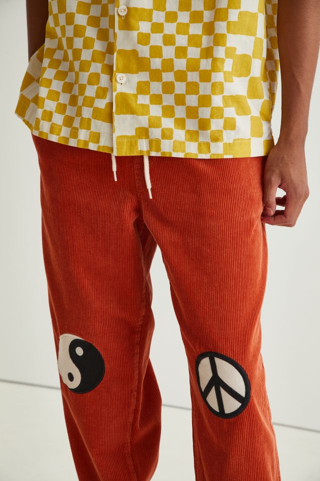 Pantalon de Plage en Velours Côtelé Brodé UO #5