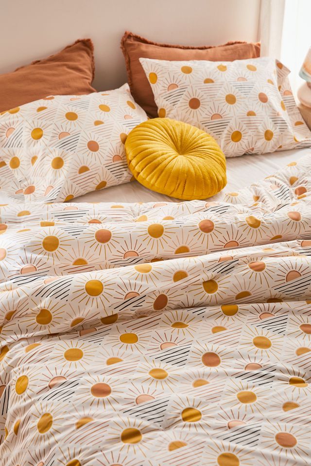 Geo Sun Comforter Set Urban Outfitters, Urban Outfitters King Size Bedding