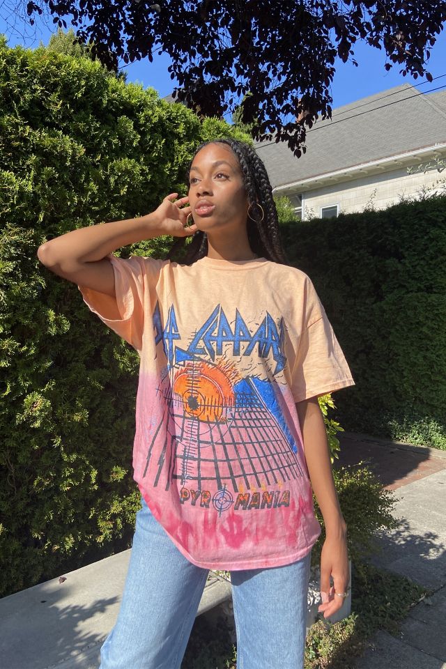 Def Leppard Pyromania T-Shirt Dress | Urban Outfitters