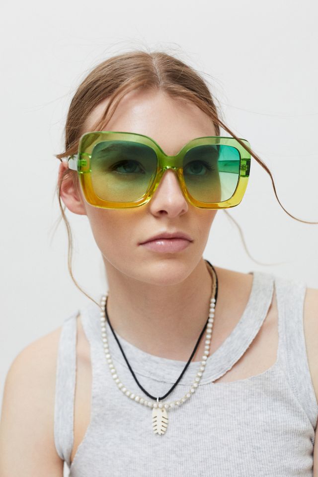 trog idioom Appartement Elsie Oversized Square Sunglasses | Urban Outfitters