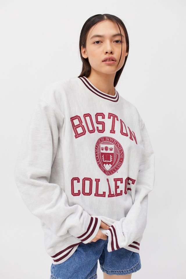 dusin bjærgning Lår Champion UO Exclusive Boston College Crew Neck Sweatshirt | Urban Outfitters