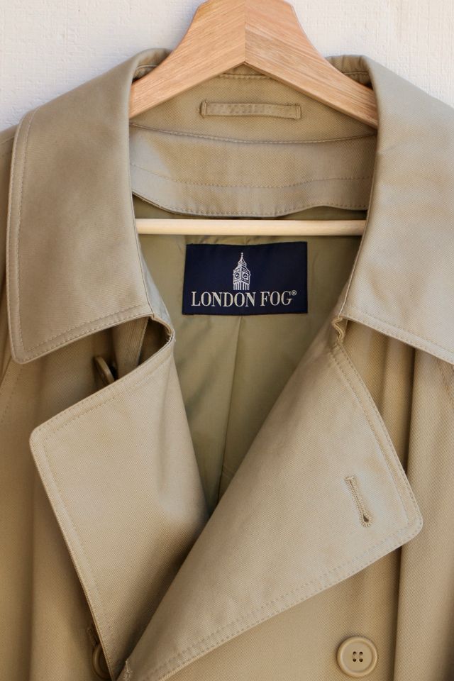 Vintage London Fog Double Breasted Trench Coat