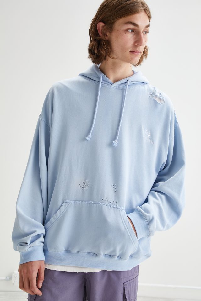 Crying Cherub Destroyed Hoodie Sweatshirt | Urban Outfitters
