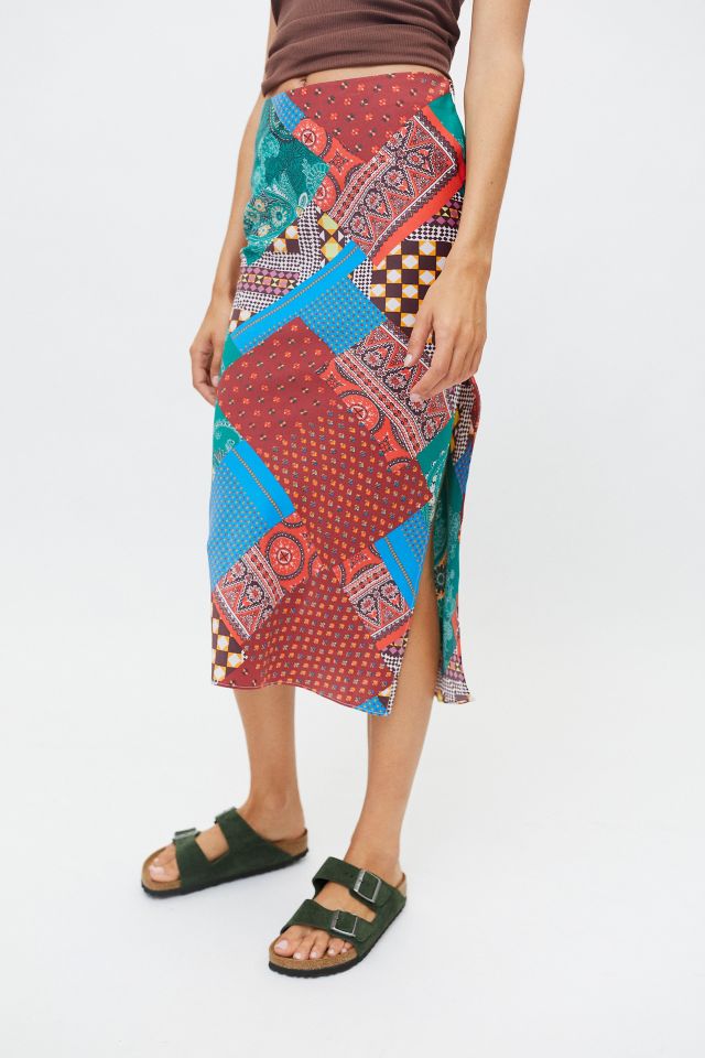 UO Maisie Midi Slit Skirt | Urban Outfitters