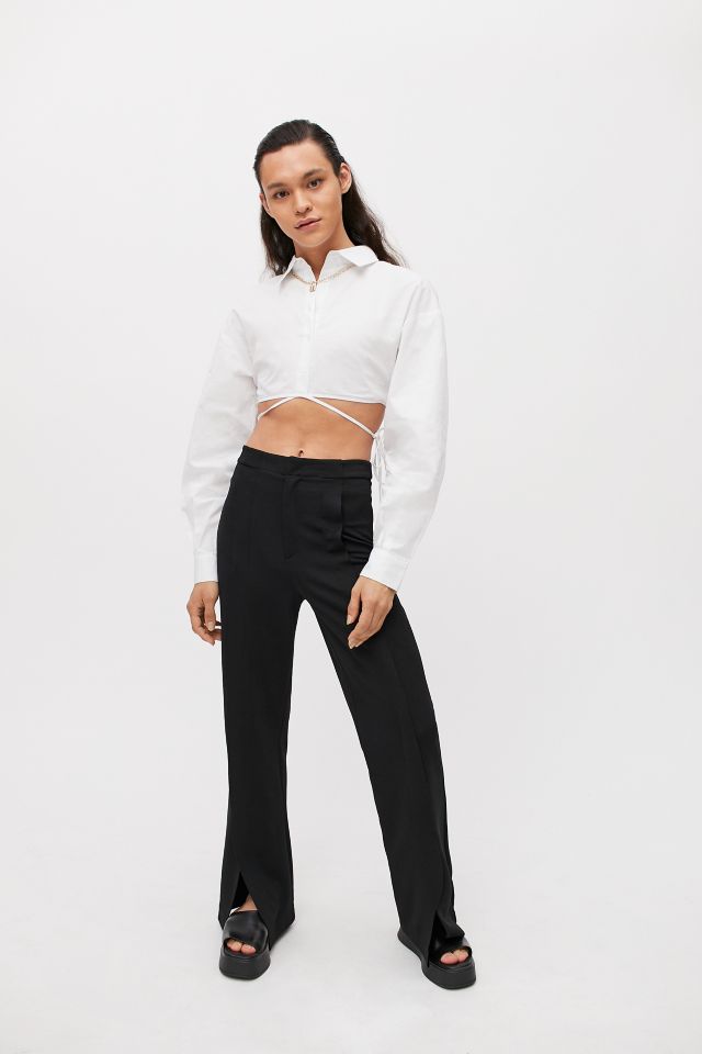 Lioness Hideaway Cropped Button-Down Shirt #3