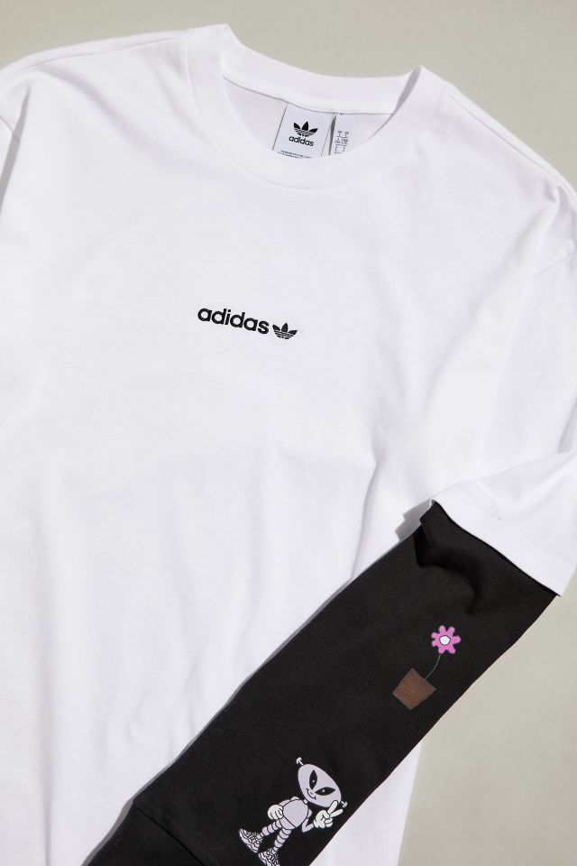adidas Area 33 Trefoil Logo Long Sleeve Tee #1