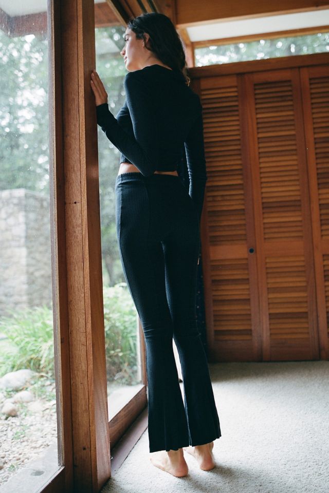 Out From Under Nikki Ribbed Pull-On Flare Pant #1