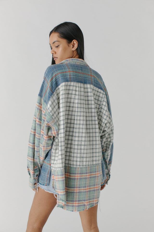 BDG Ted Patchwork Flannel Shirt #2