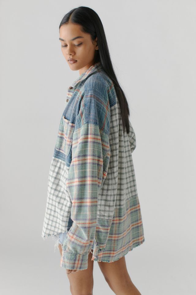 BDG Ted Patchwork Flannel Shirt #3