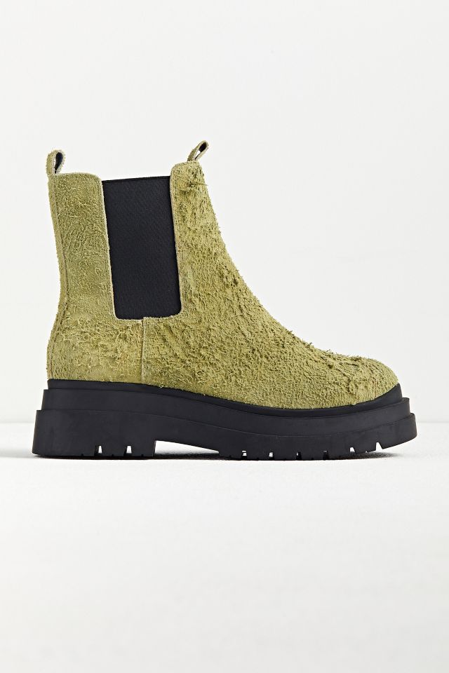 UO Baldwin Hairy Suede Boot | Urban Outfitters