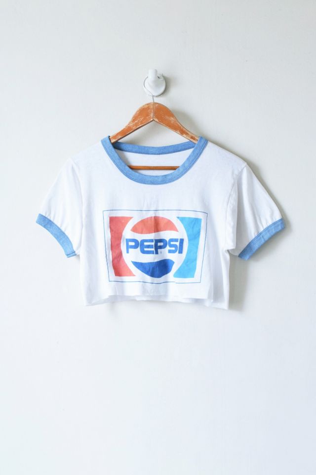 Vintage 70s Pepsi Cropped T-Shirt | Urban Outfitters