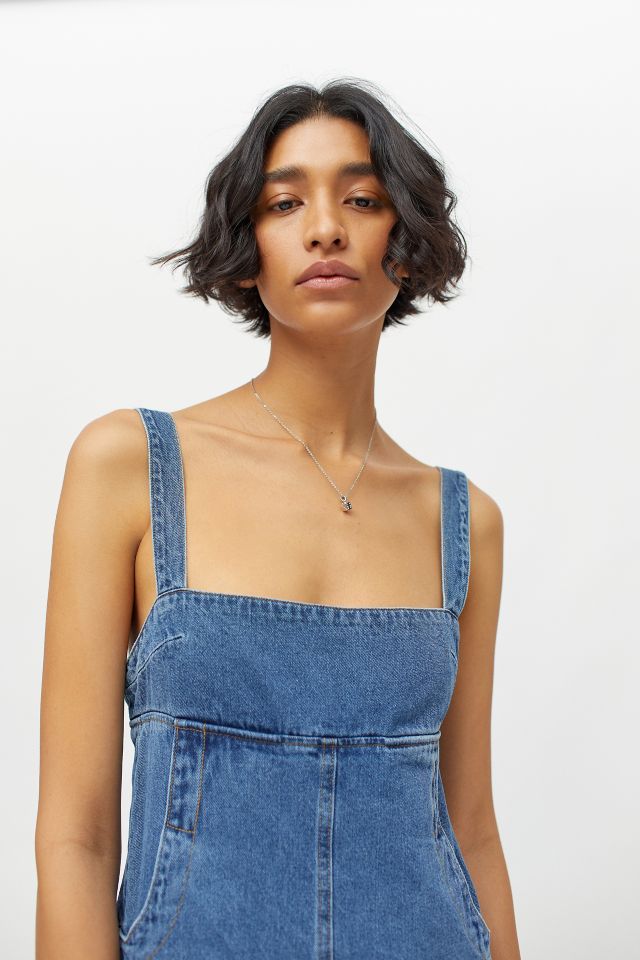 Combinaison Jambe Large en Denim UO Penny #2