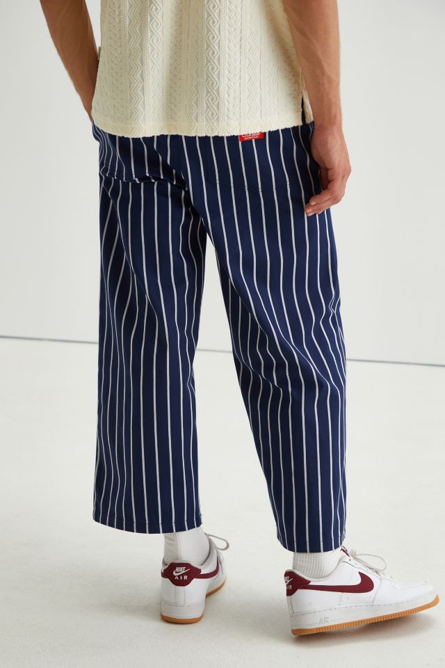 Cookman Striped Wide Fit Chef Pant Urban Outfitters