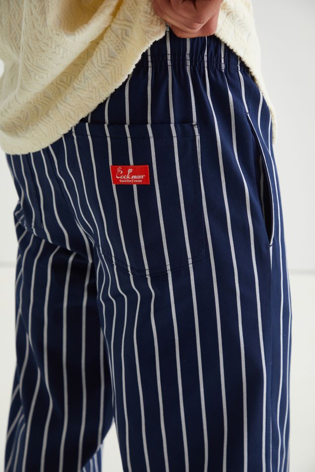 Cookman Striped Wide Fit Chef Pant Urban Outfitters