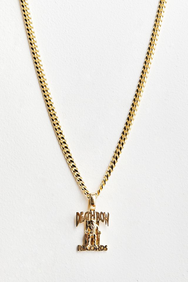 King Ice X Death Row Records Pendant Necklace | Urban Outfitters