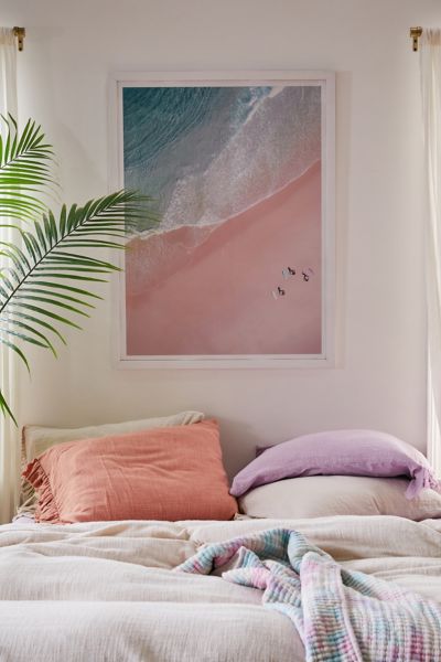 Ingrid Beddoes Surf Yoga Art Print