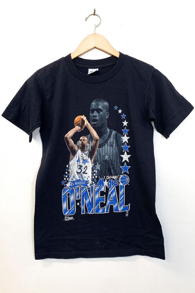 T-shirt Vintage Salem Sportswear Shaquille O'Neal - Taille M, Gris - Occasion En Très Bon état