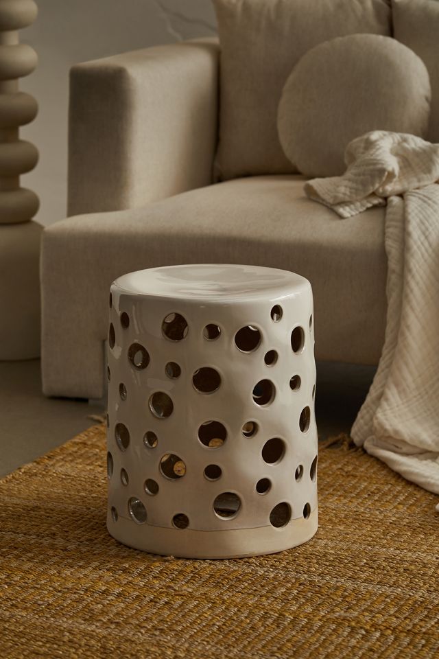 Hive Ceramic Indoor/Outdoor Side Table
