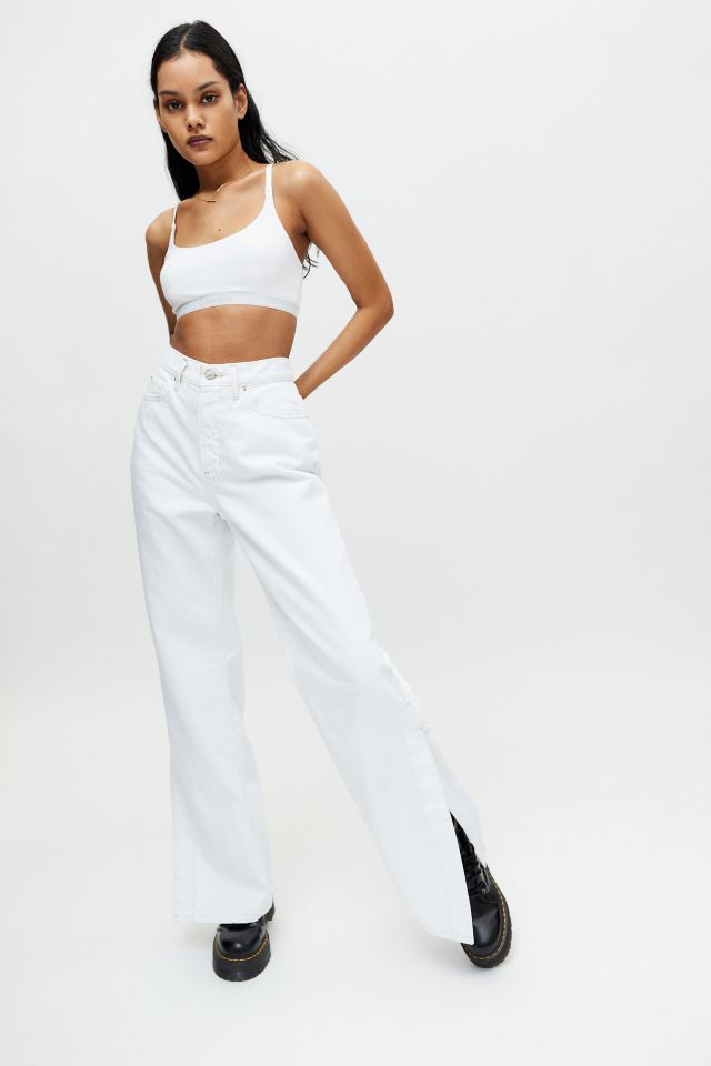 BDG High-Waisted Skate Jean – Ecru  Urban Outfitters Australia Official  Site