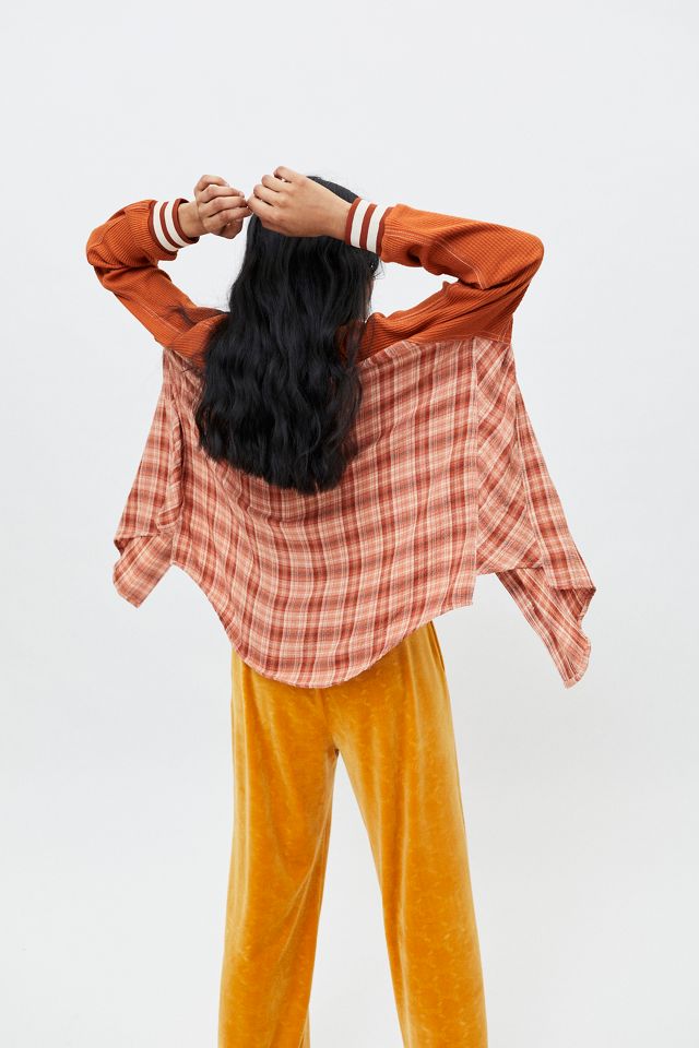 BDG Keanu Varsity Flannel Shirt | Urban Outfitters