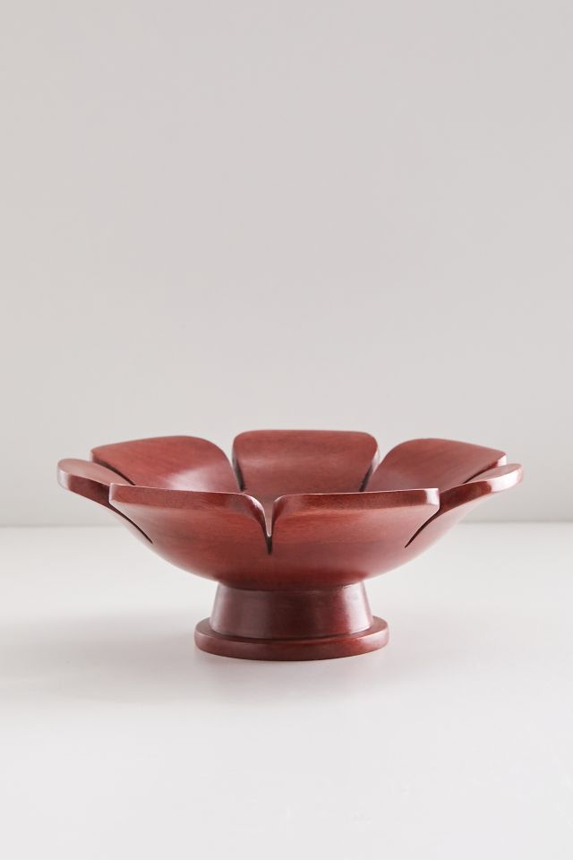 Flower Pedestal Fruit Bowl #1