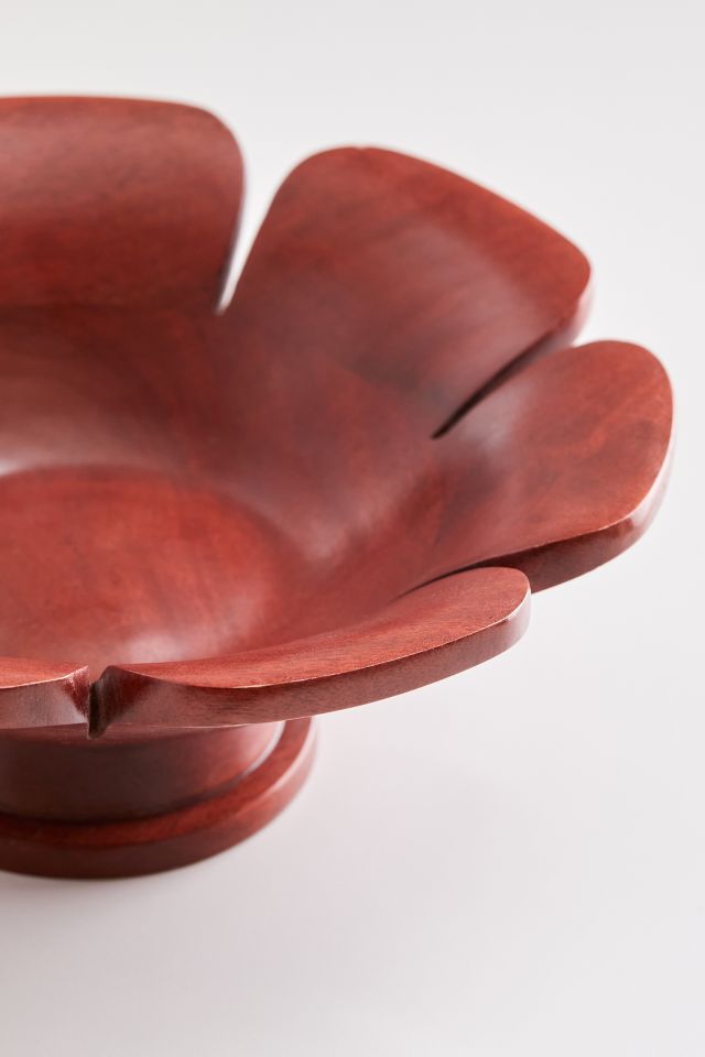 Flower Pedestal Fruit Bowl #3