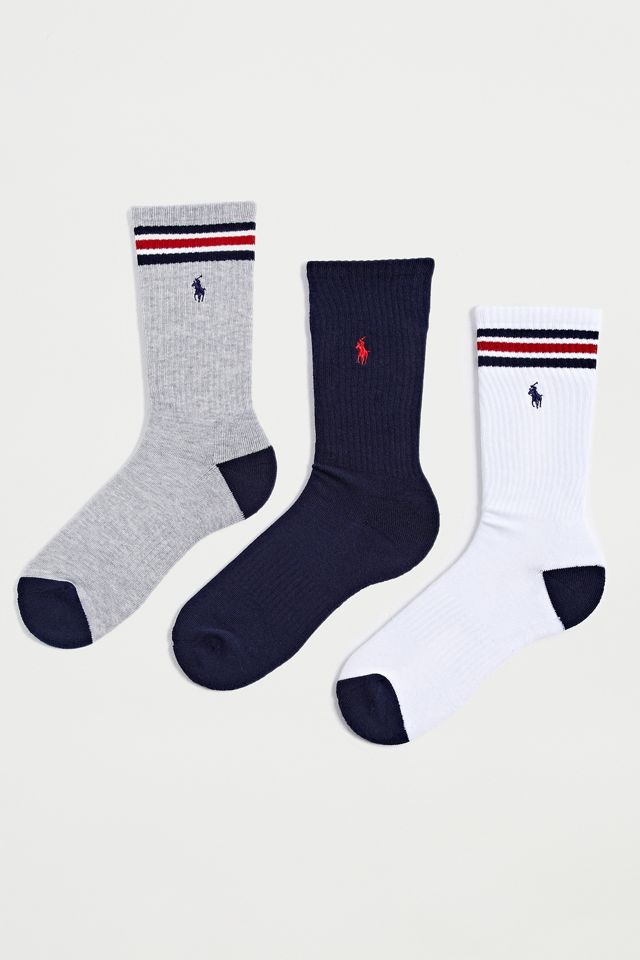 Polo Ralph Lauren Stripe Crew Sock 6-Pack | Urban Outfitters Canada