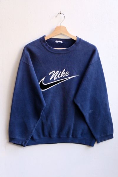 Vintage Nike Branded Embroidered Sweatshirt Urban Outfitters