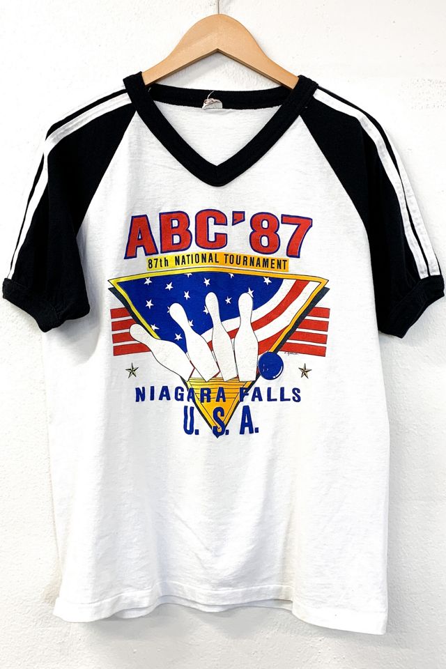 1950 American Bowling Congress シャツ Vintage 1987 American Bowling Congress Tee Shirt | Urban Outfitters