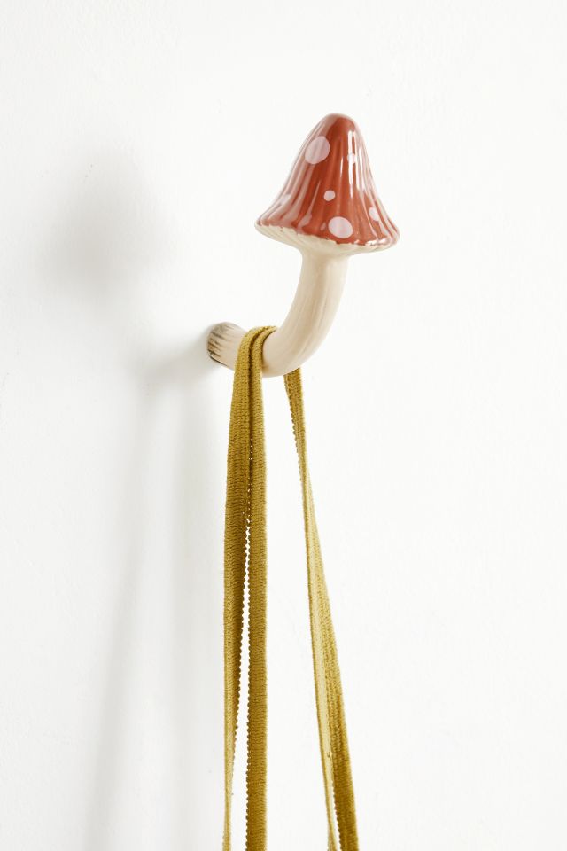 Mushroom Hand Painted Wall Hook