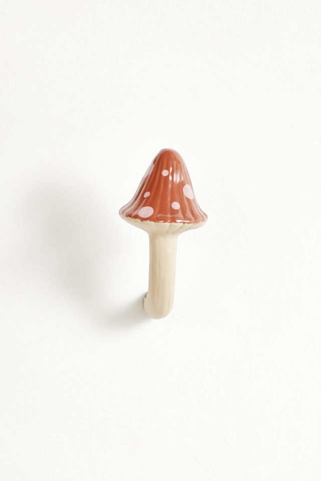 Mushroom Hand-Painted Wall Hook #1